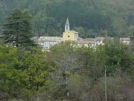 A general view of the village of Noyers-sur-Jabron