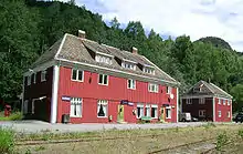 Rødberg Station on the partially closed Numedal Rail Line