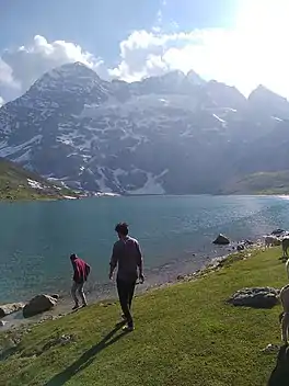 View of Nundkol Lake