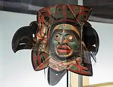 Nuxalk transformation mask, Canada, 19th century