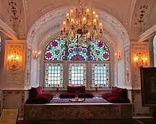 Inside the Niavaran Mansion.