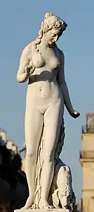 Nymphe by Louis Auguste Lévêque, (1866). In the Grand Carré, at the beginning of the Grand Allée