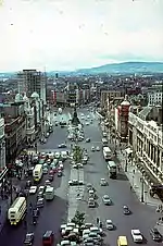 View from the pillar in 1964, looking south