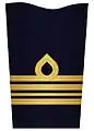 Sleeve insignia on innerkavaj m/48 ("inner jacket m/48") for a major.(–2003)