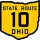 State Route 10 marker