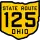 State Route 125 marker