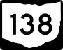 State Route 138 marker