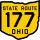 State Route 177 marker