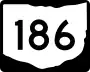 State Route 186 marker