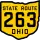 State Route 263 marker