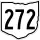 State Route 272 marker