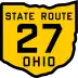 State Route 27 marker