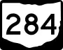 State Route 284 marker