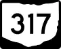 State Route 317 marker