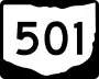 State Route 501 marker