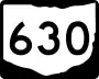 State Route 630 marker