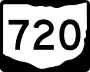 State Route 720 marker