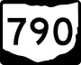 State Route 790 marker