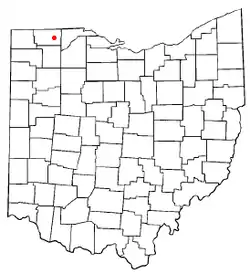 Location of Delta, Ohio