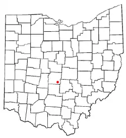 Location of Groveport, Ohio