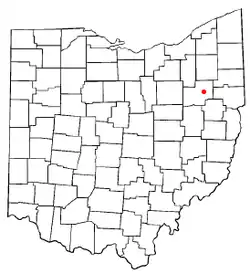 Location of Louisville, Ohio