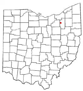 Location of Montrose, Ohio