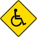 Disabled crossing/parking