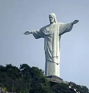 Christ the Redeemer by Paul Landowski (1931), soapstone, Corcovado Mountain, Rio de Janeiro, Brazil