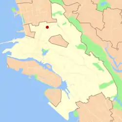 Location of Lorin in Berkeley