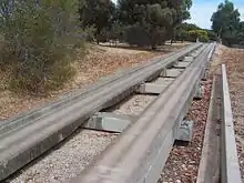 Image 69A section of track used for testing O-Bahn Busway buses (from Guided bus)