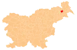 The location of the Municipality of Sveti Jurij ob Ščavnici