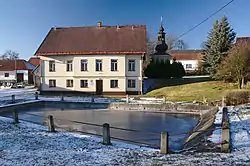 Municipal office in the centre of Ústup