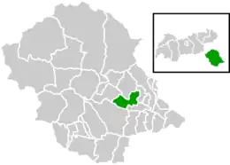 Location within Lienz district