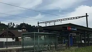 Canopy-covered platforms