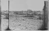 Rebel obstructions infront of Fort Mahone