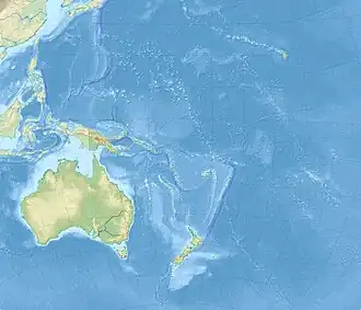 New Caledonian barrier reef is located in Oceania