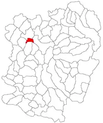 Location in Caraș-Severin County