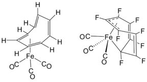 Differences in interactions of transition metals with cyclooctatetraene (COT) vs octafluorocyclooctatetraene (OFCOT)