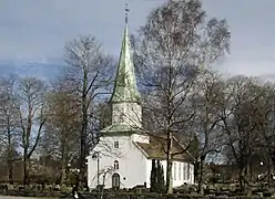 Exterior view of the churchyard