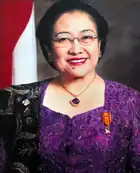 Official portrait of Megawati Sukarnoputri