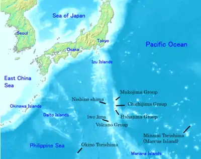 Image 34The Nanpō Islands of the Japanese archipelago (from Geography of Japan)