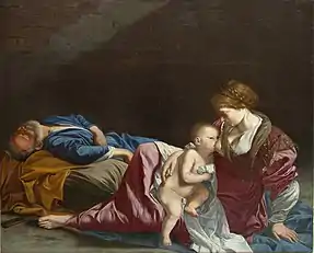 Orazio Gentileschi’s Rest on the Flight into Egypt, now in theJ. Paul Getty Museum