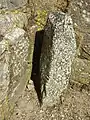 Ogham stone (CIIC 265) with Latin carving (amadu)