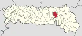 Location in Ialomița County