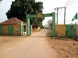 Entrance to the building of Oguta Local Government Area