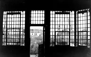 Gate to the prison's courtyard