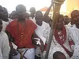 Kofoworola Oladoyinbo Ojomo, the incumbent Ojomo Oluda of Ijebu, Owo during Igogo festival