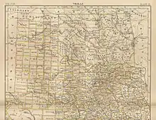 Image 9Map of Indian Territory (Oklahoma) 1889. Britannica 9th ed. (from History of Oklahoma)