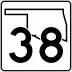 State Highway 38 marker