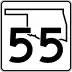 State Highway 55 marker